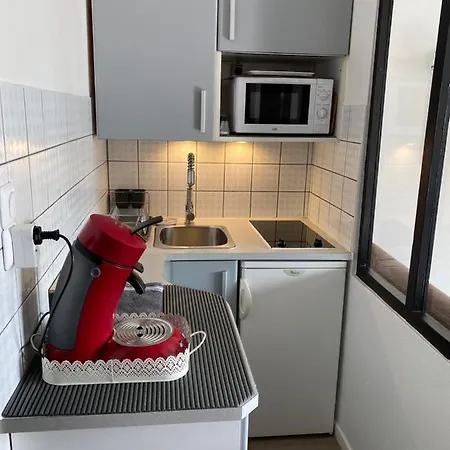 Apartment Studio Cabine Vue Port - Clim - Wifi - Parking Prive *