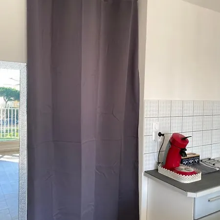Apartment Studio Cabine Vue Port - Clim - Wifi - Parking Prive *