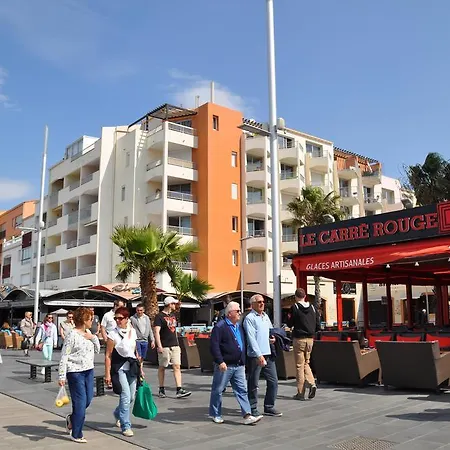 Studio Cabine Vue Port - Clim - Wifi - Parking Prive Agde