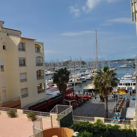 Studio Cabine Vue Port - Clim - Wifi - Parking Prive