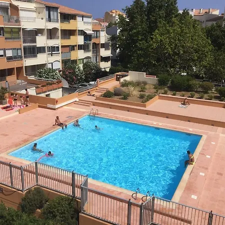 Studio Cabine Vue Port - Clim - Wifi - Parking Prive * Agde