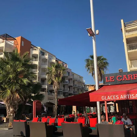 Apartment Studio Cabine Vue Port - Clim - Wifi - Parking Prive Agde